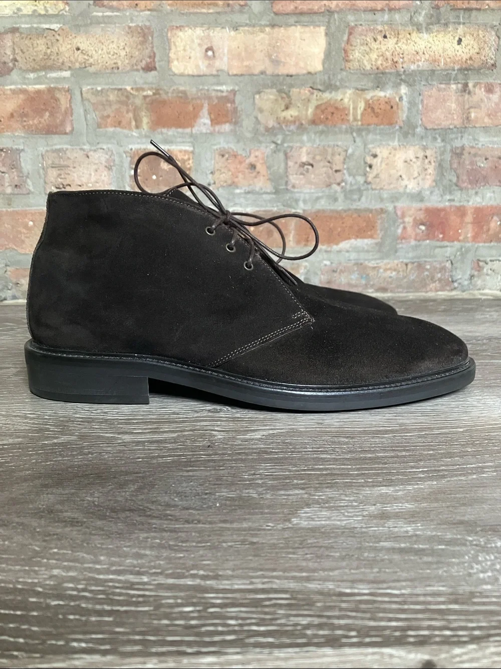 Barneys New York CO-OP  Dark Brown Suede Chukka Boots